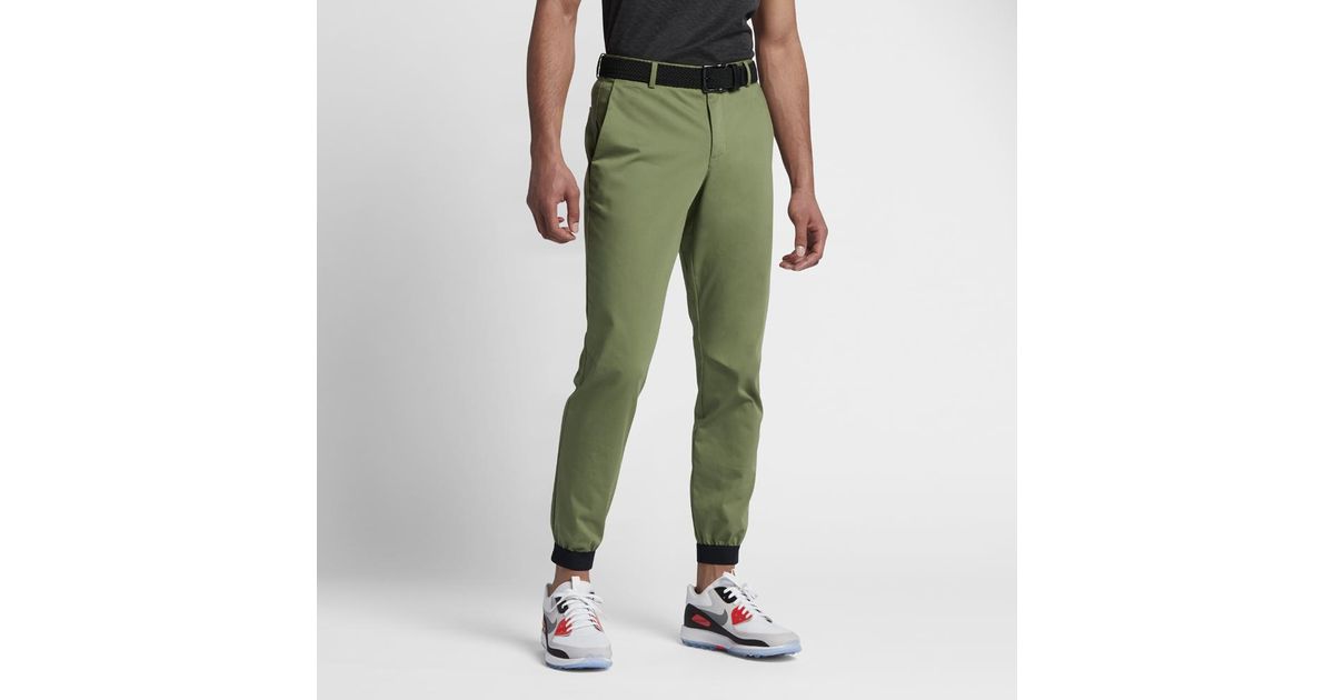 Nike Cotton Flex Jogger Men's Golf Pants in Green for Men | Lyst